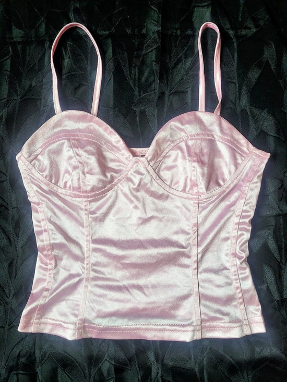 Pink Satin Camisole Size XS Like New